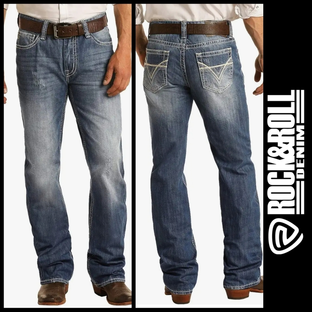 Rock and Roll Pistol Vintage Washed Jeans